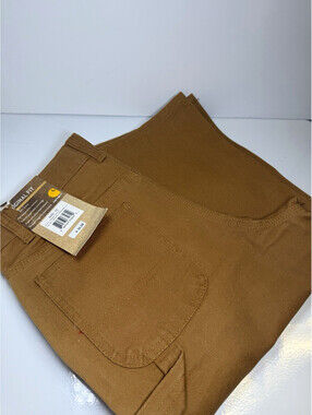 NWT Carhartt Boys' Size 12 Washed Duck Dungaree Pants